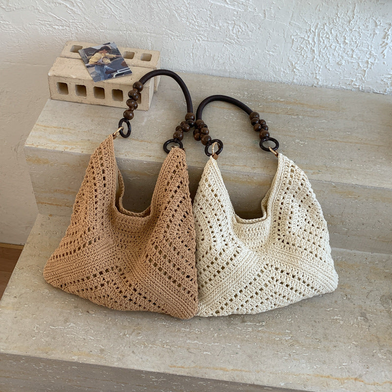 Handgefertigte Grobstrick Tasche Brehn