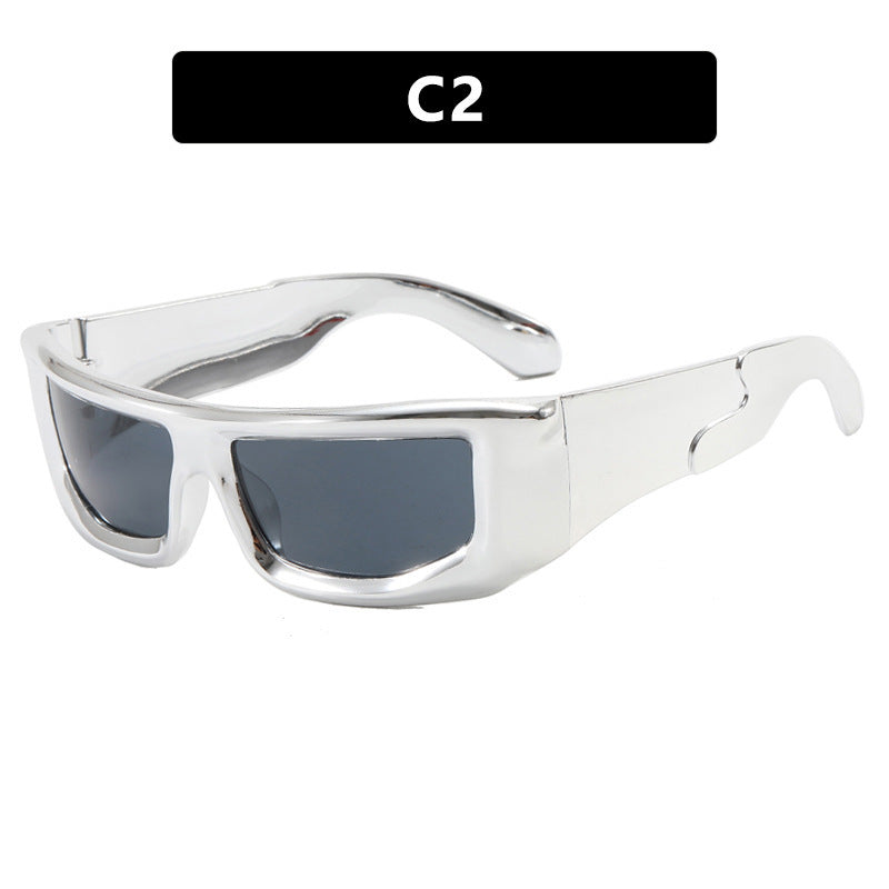 Damen Sportliche Sonnenbrille mit stylishem Metallrahmen Brehn