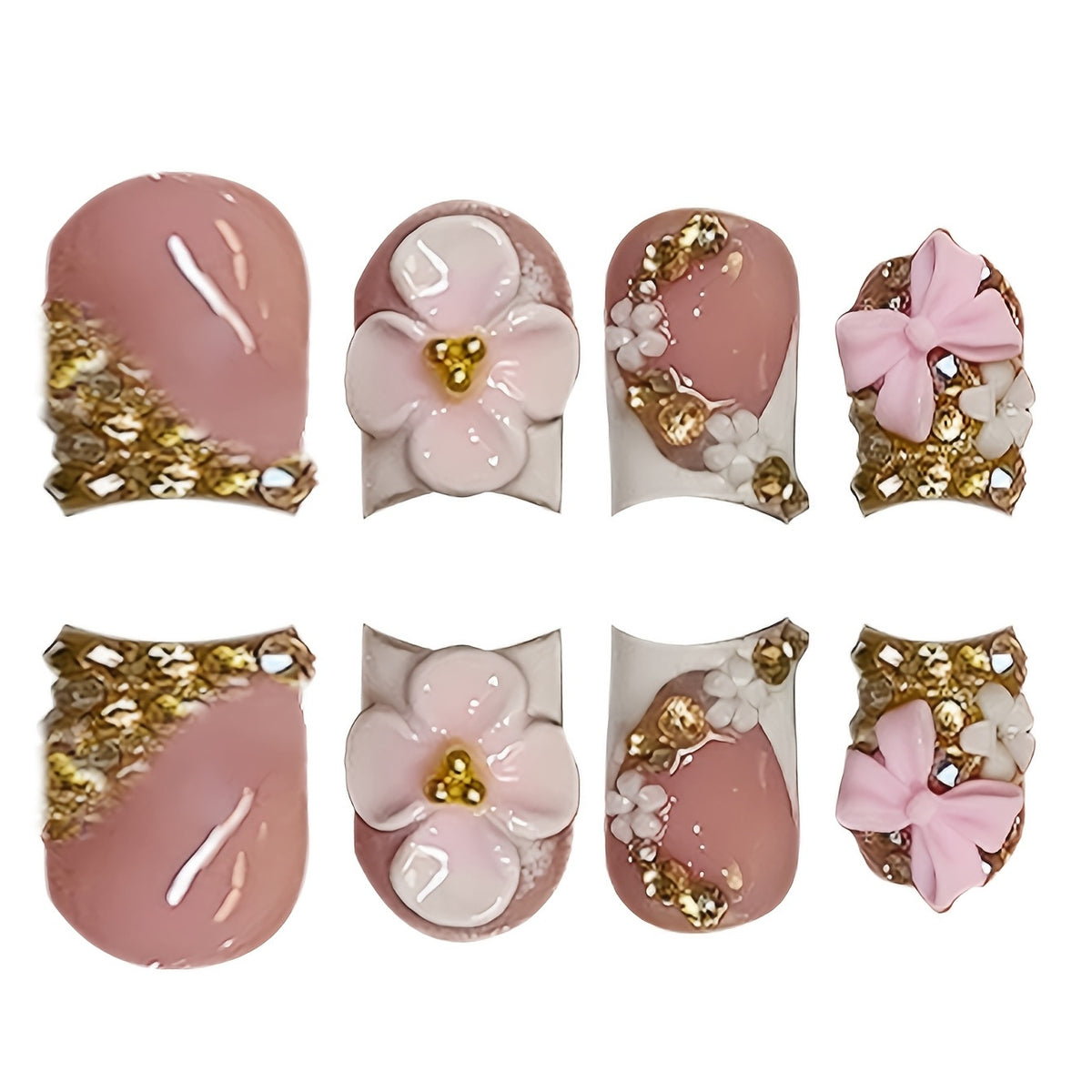 Artisan Floral Nail Decoration Set Brehn