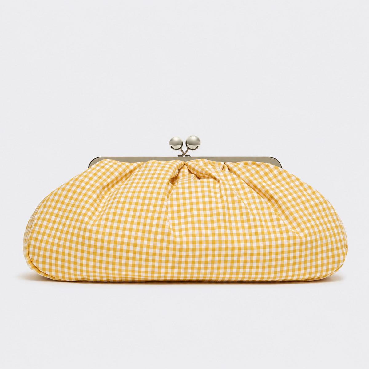 Geraffte Clutch-Tasche