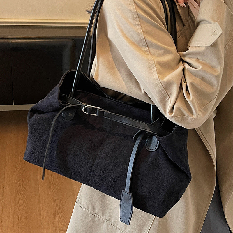 Elegante Wildleder Handtasche