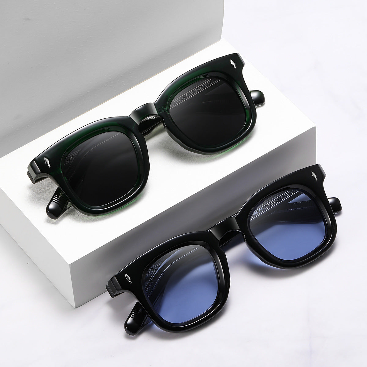 Damen Sonnenbrille im modernen quadratischen Design mit UV-Schutz Brehn
