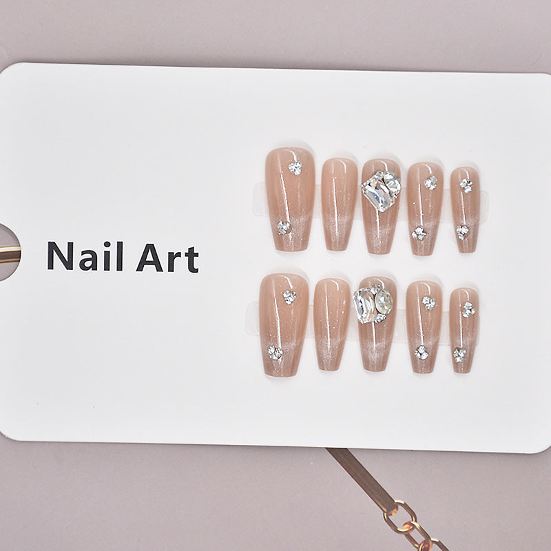Luxuriöse mit Strass verzierte Nagelverlängerungen Brehn