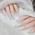 Professionelle klare Press-On-Nageltipps Brehn