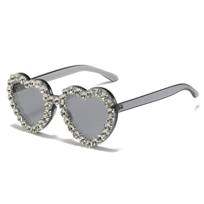 Herzförmige Glamour Sonnenbrille Brehn