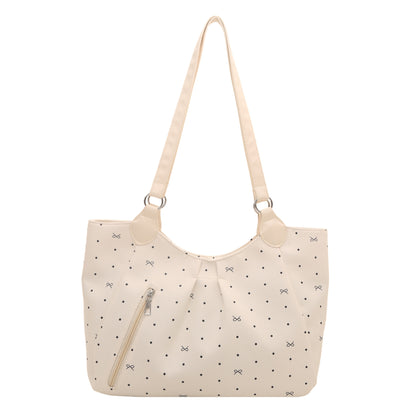 Stilvolle Polka Dot Schulter Tragetasche
