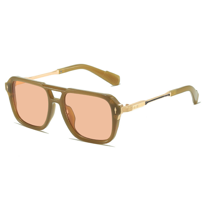 Bold Geometrischer Rahmen Sonnenbrille Brehn