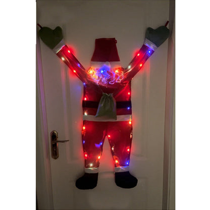Lustiger Weihnachtsstrumpf mit Grinch-Motiv