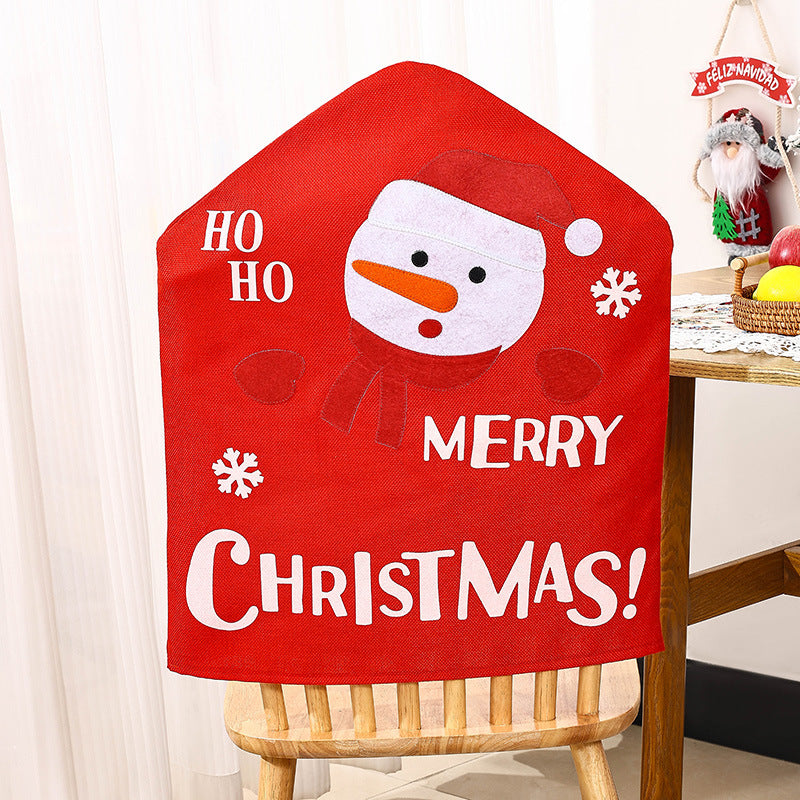 Festliche Stuhlüberzieher mit Weihnachtsmotiv Brehn
