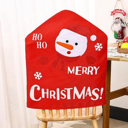 Festliche Stuhlüberzieher mit Weihnachtsmotiv Brehn