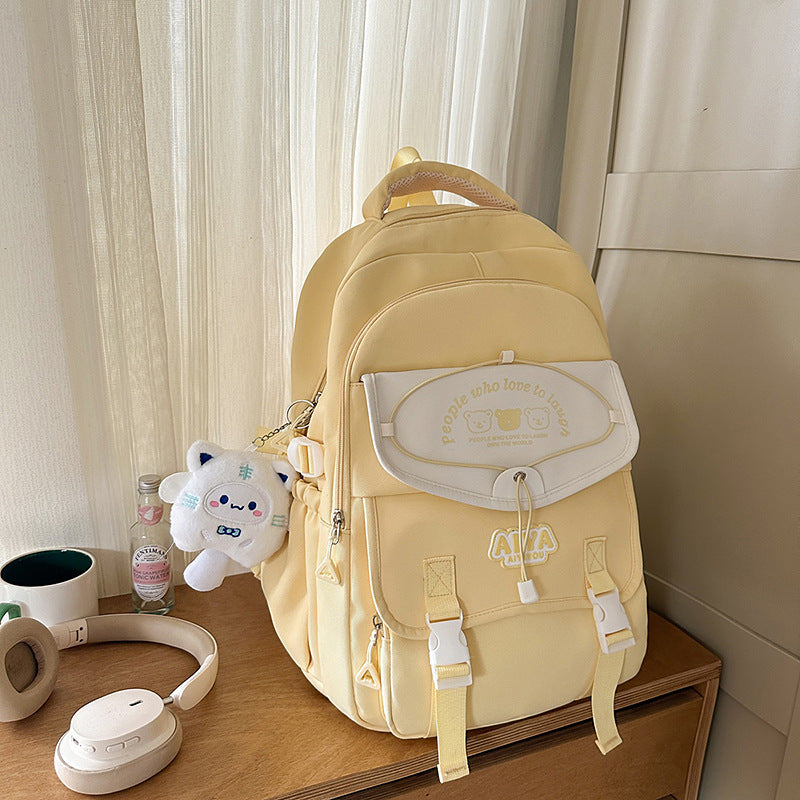 Stylischer Mehrfachfächer-Rucksack