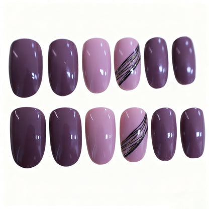 Elegante Mandel-Nagelkunst Brehn