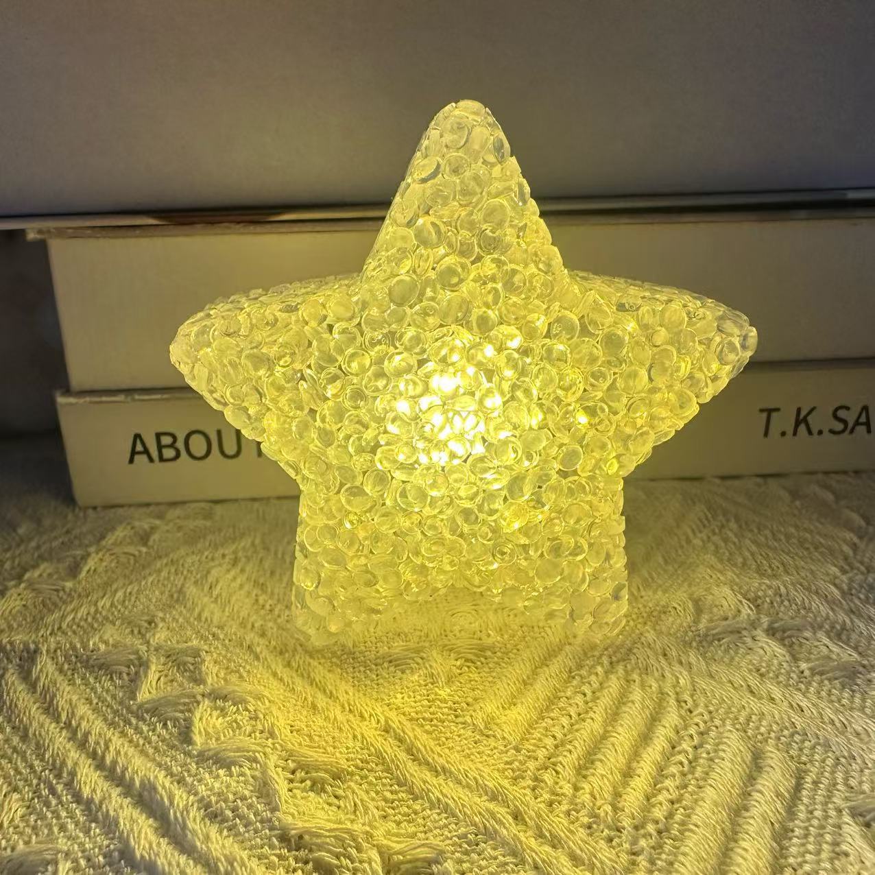 LED Frosted Acrylic Star Ambient Night Lamp Brehn