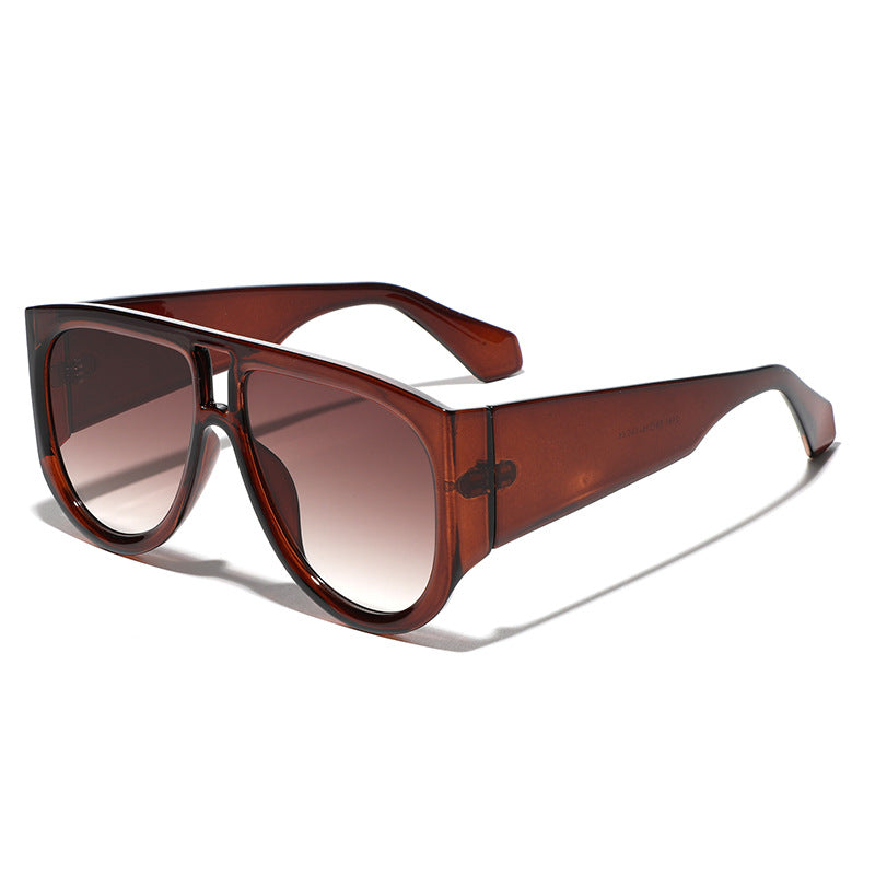 Damen modische Oversized-Sonnenbrille mit ergonomischem Rahmen Brehn