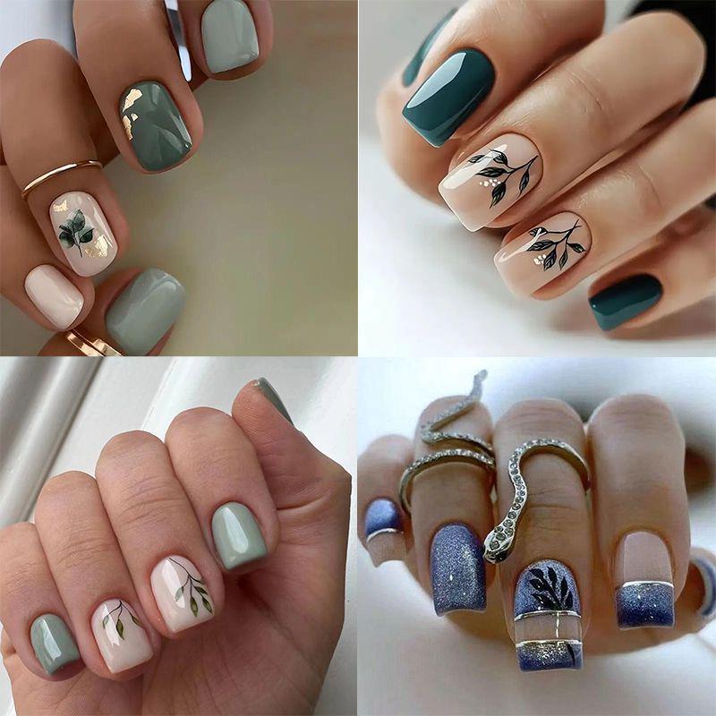 Elegantes Botanisches Nail Art Set Brehn