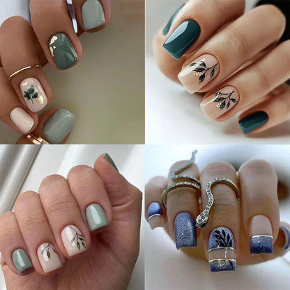 Elegantes Botanisches Nail Art Set Brehn
