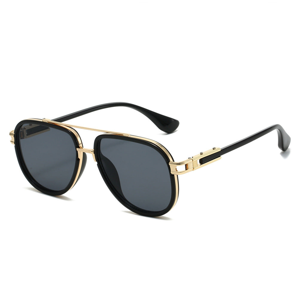 Vintage-inspirierte kräftige geometrische Sonnenbrille Brehn