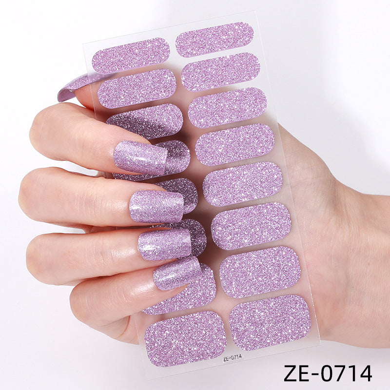 Glitter-Finish-Nagelüberzüge