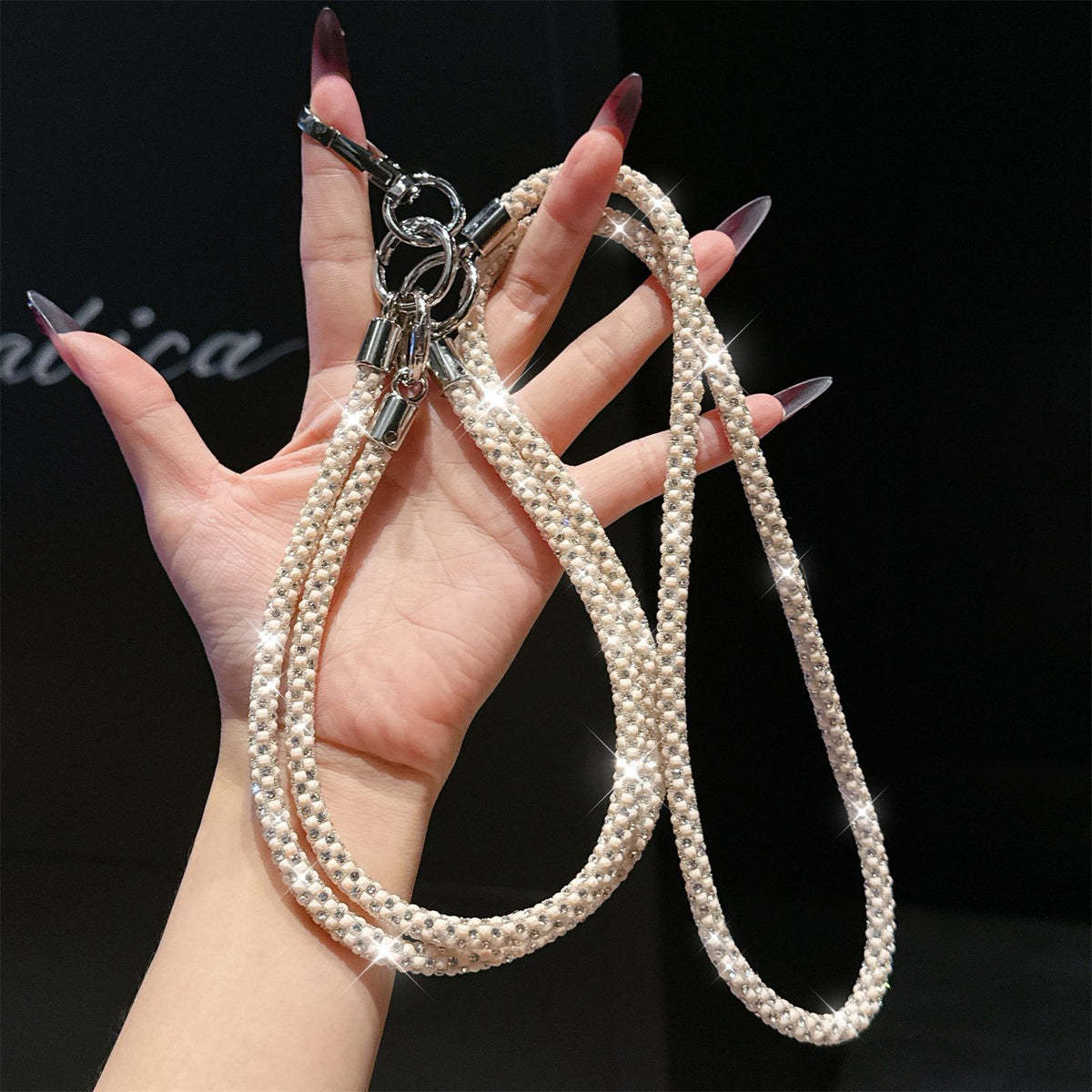 Glitzernder Strass-Handyband Brehn