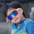 Damen Sportliche Shield-Sonnenbrille Brehn