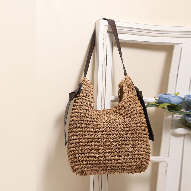 Modische Handgefertigte Schultertasche Aus Natürlichem Material Brehn