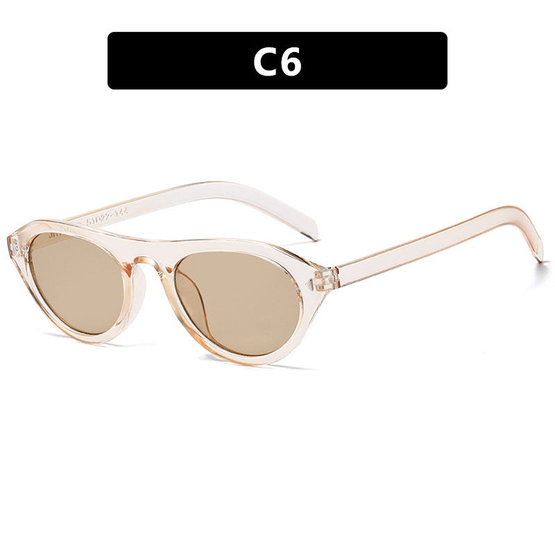 Damen modische Sonnenbrille mit geschwungenem Rahmen und schützendem UV-Filter Brehn
