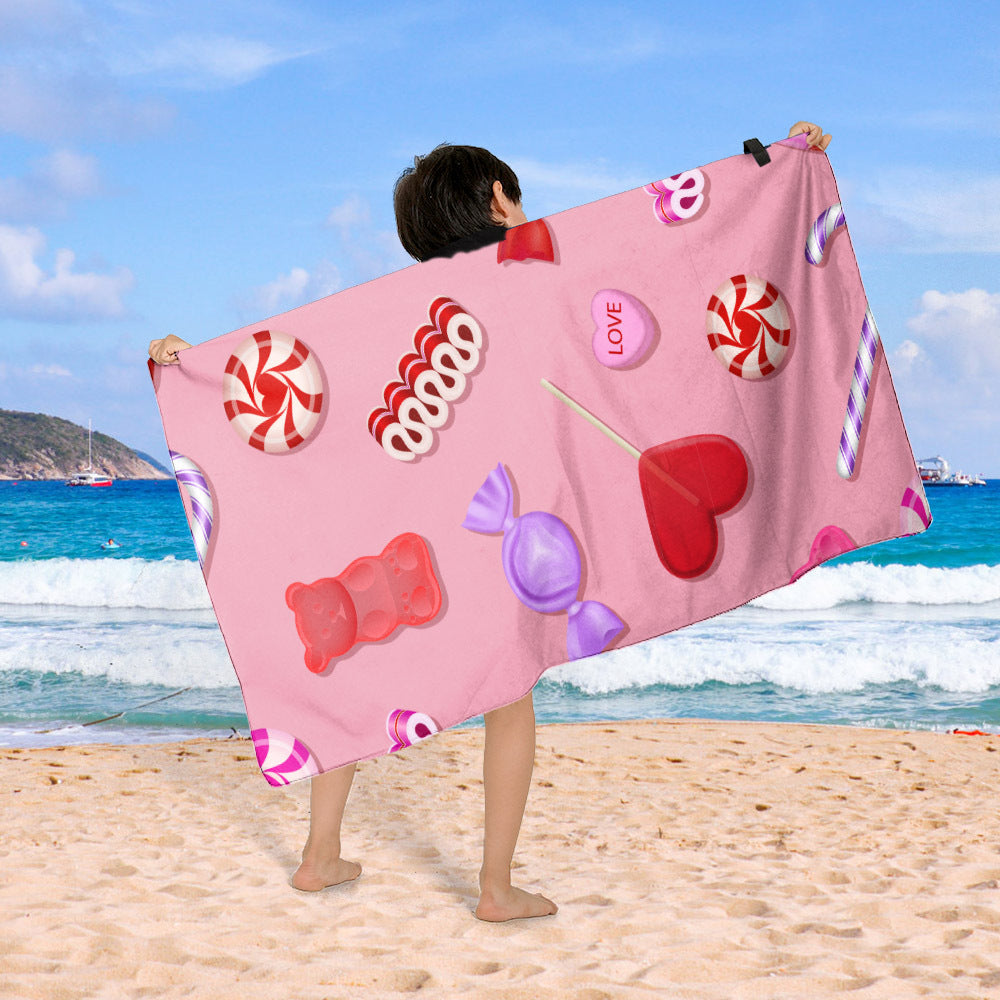 Stranddecke mit buntem Cupcake-Design Brehn