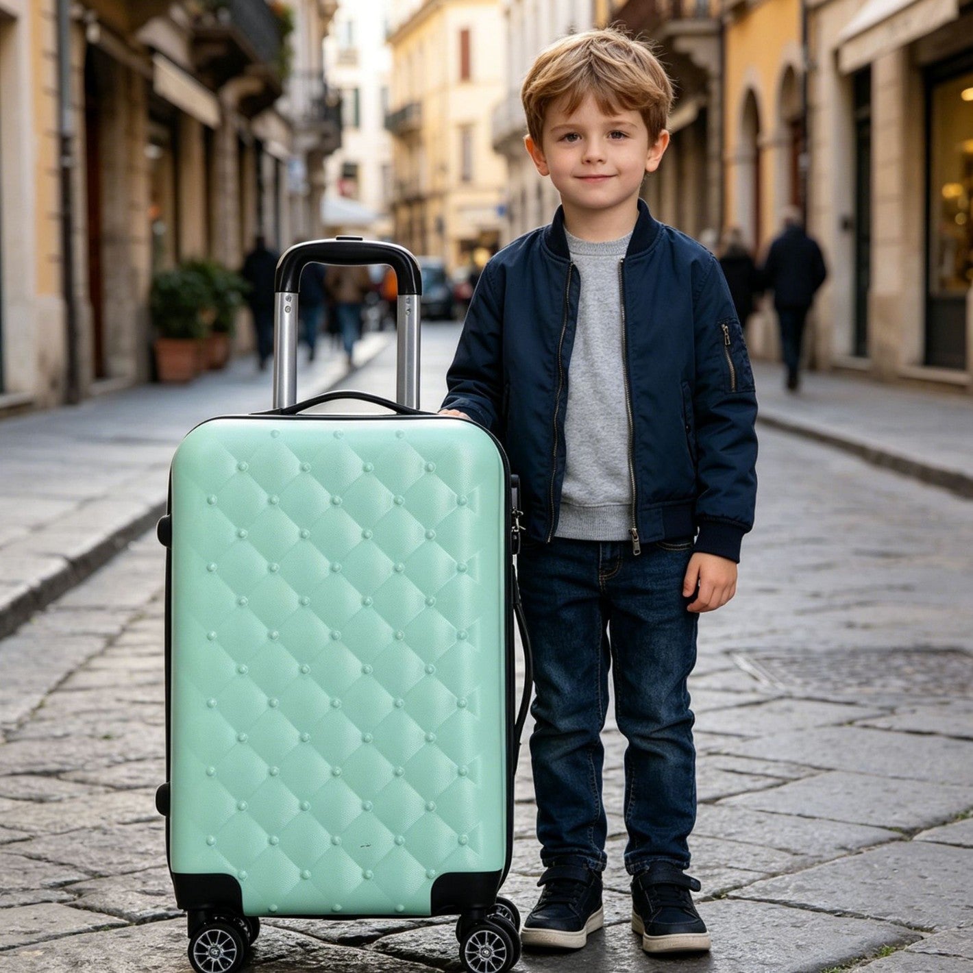 Unisex Gepolsterter Hartschalen-Handgepä suitcase Brehn
