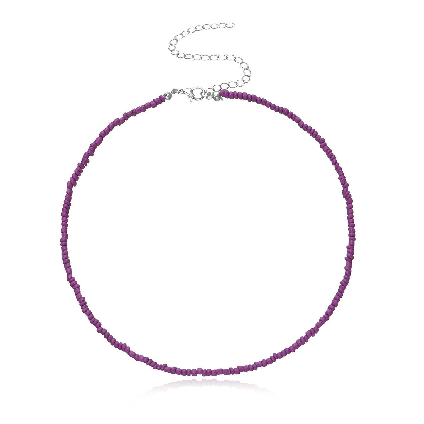 Buntes Perlen-Choker-Halsband Brehn