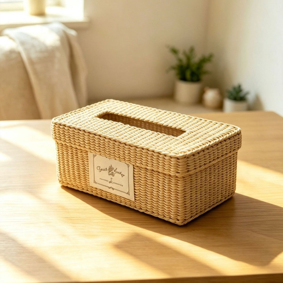 Natürliche Faser dekorative Aufbewahrungsbox Brehn