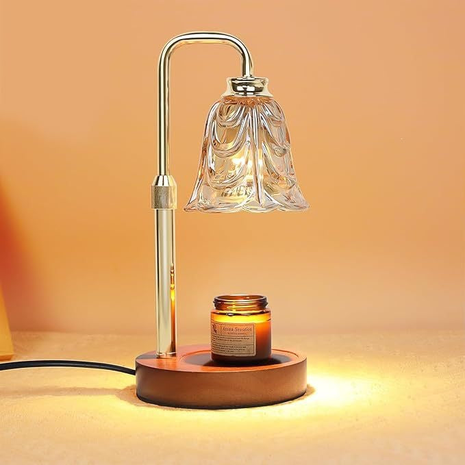 Elegante Tischlampe aus Glas