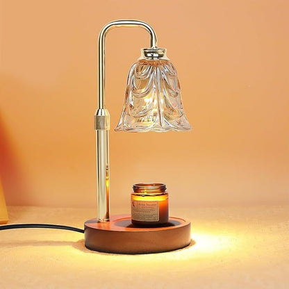 Elegante Tischlampe aus Glas