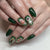 Kreatives Kunstnagelset mit festlichen Weihnachtsmotiven und Glanz Brehn
