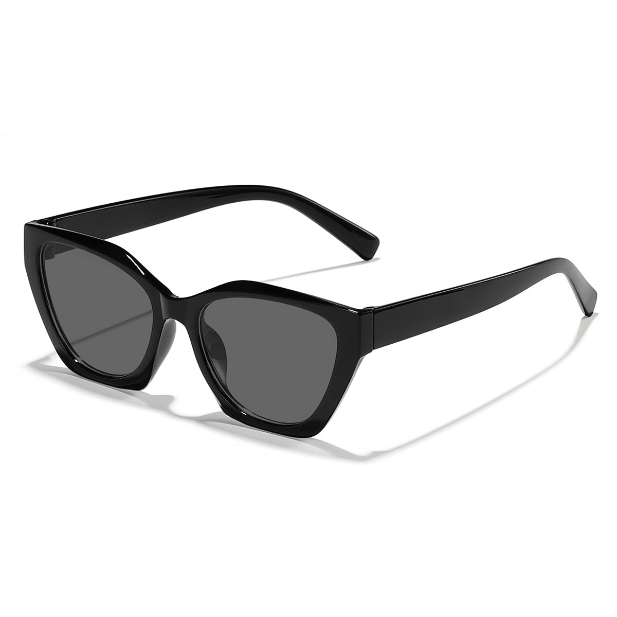 Damen geometrische Sonnenbrille mit modernem, hypoallergenen Kunststoffrahmen Brehn