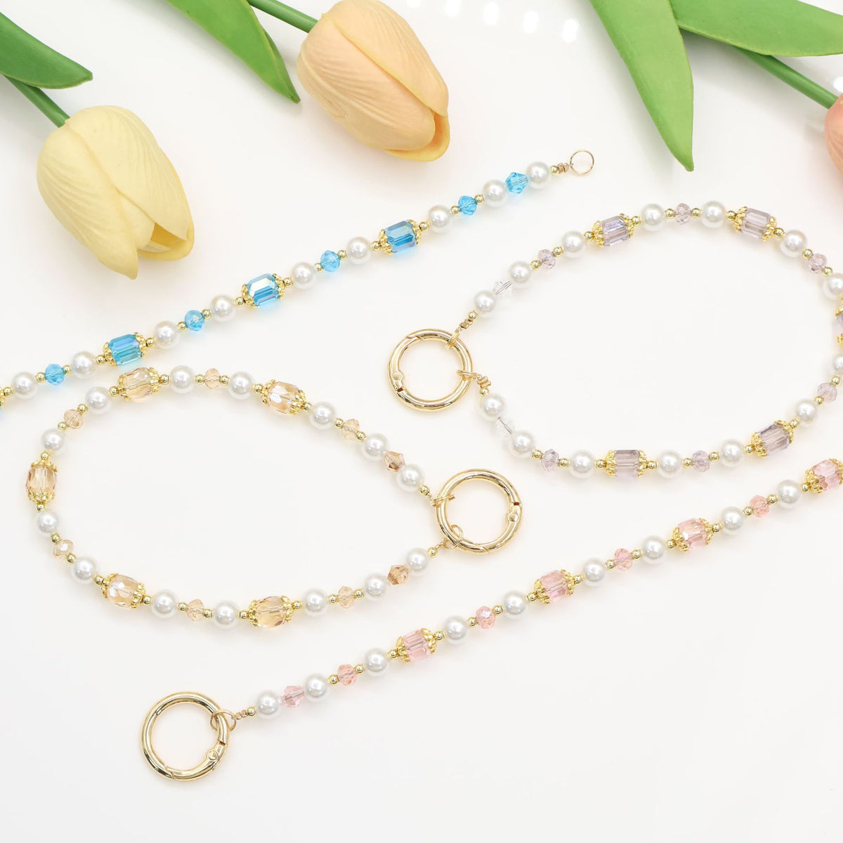 Elegante Perlen-Handykette Brehn