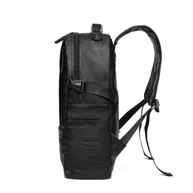 Premium Leder Laptop Rucksack Brehn