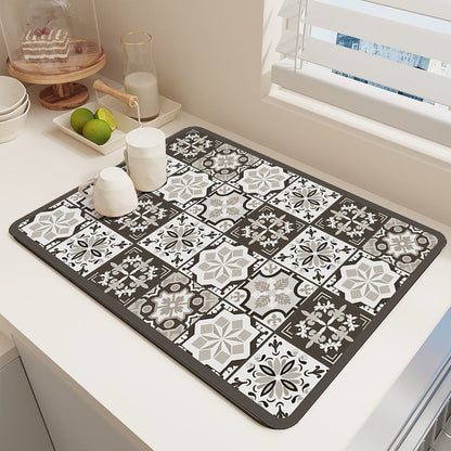 Elegante Mosaikmuster Küchenmatte Brehn