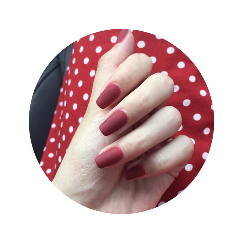 Matte Press-On Nail Set Brehn