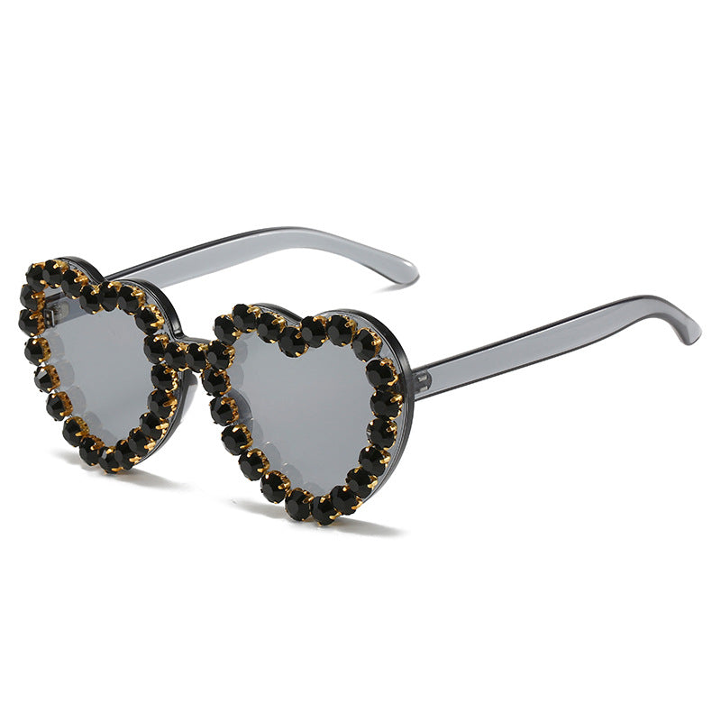 Herzförmige Glamour Sonnenbrille Brehn