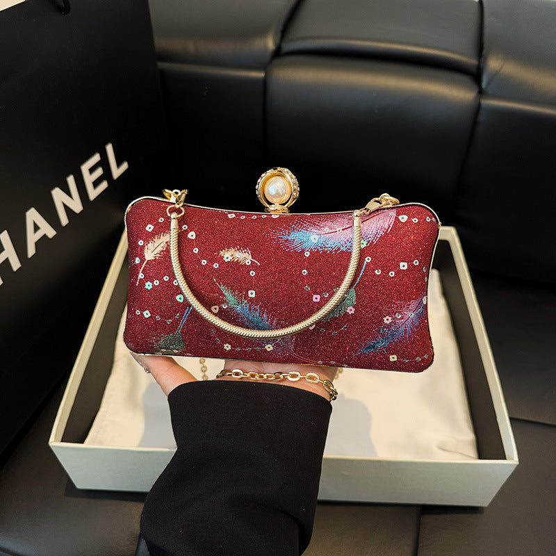 Glitzernde Abend-Clutch-Tasche Brehn