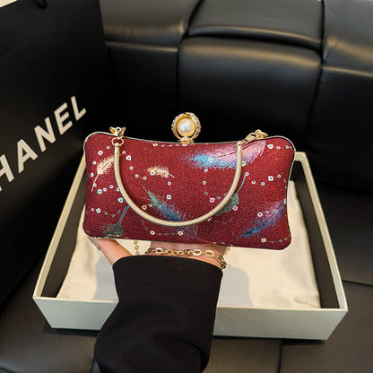 Glitzernde Abend-Clutch-Tasche Brehn