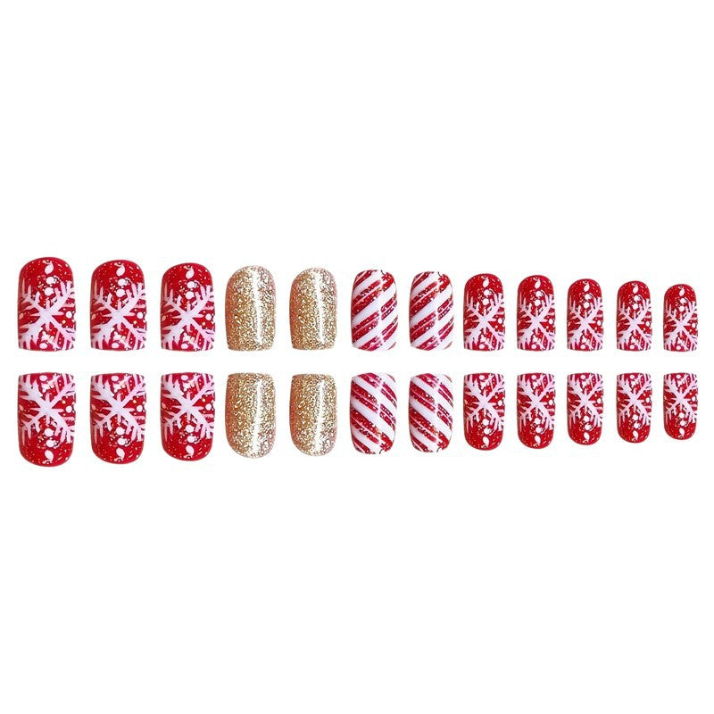 Festliche Themen Press-On Nagelkunst Set Brehn