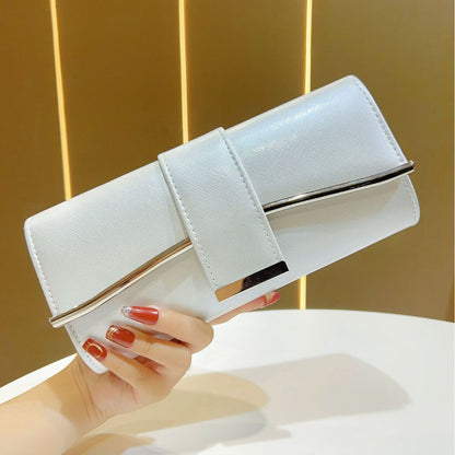 Metallic Abend-Clutch