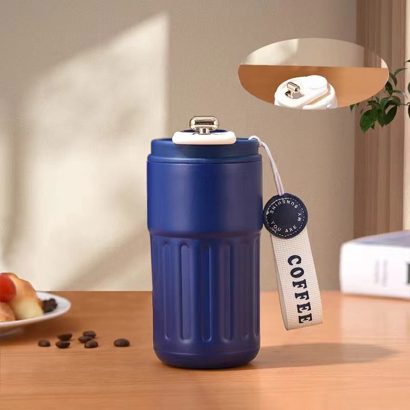 Unisex isolierter Kaffeebecher mit praktischem Deckel Brehn
