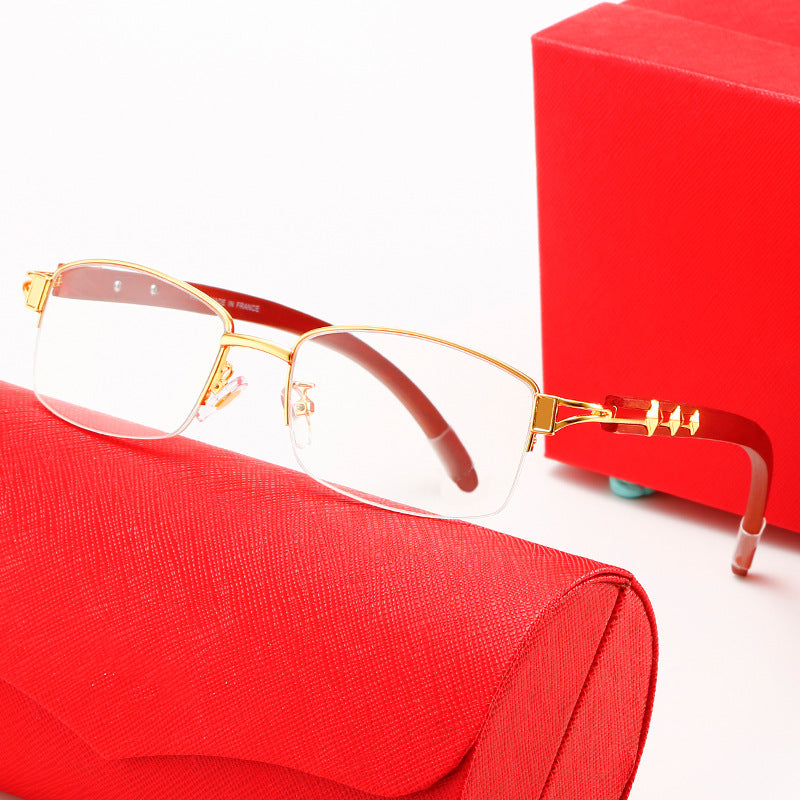 Damen exklusive Designer-Sonnenbrille mit hochglanzveredeltem Metallrahmen und polarisierenden Gläsern Brehn