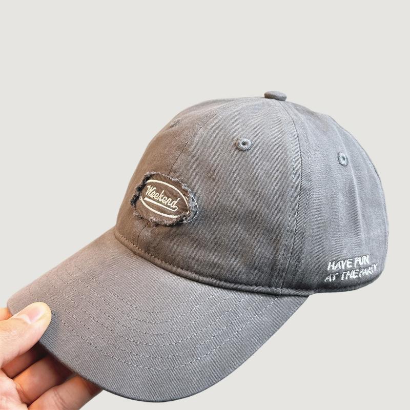 Herren Casual Distressed Bestickte Baseballmütze Brehn