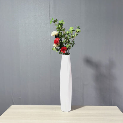 Elegante große dekorative gerippte Vase Brehn