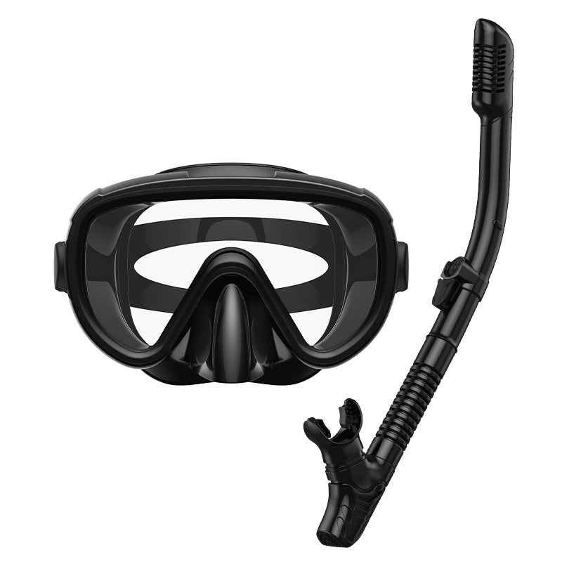Premium Tauchmaske mit Antibeschlag-Funktion und Flexibler Atemröhre Brehn