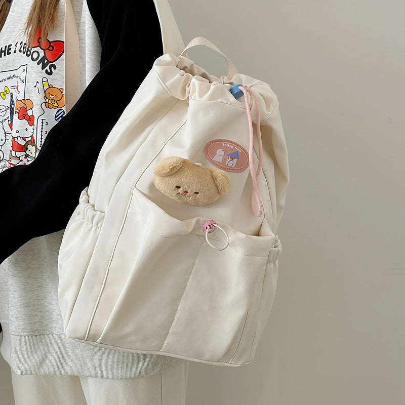 Süßer ästhetischer Kordelzug-Rucksack