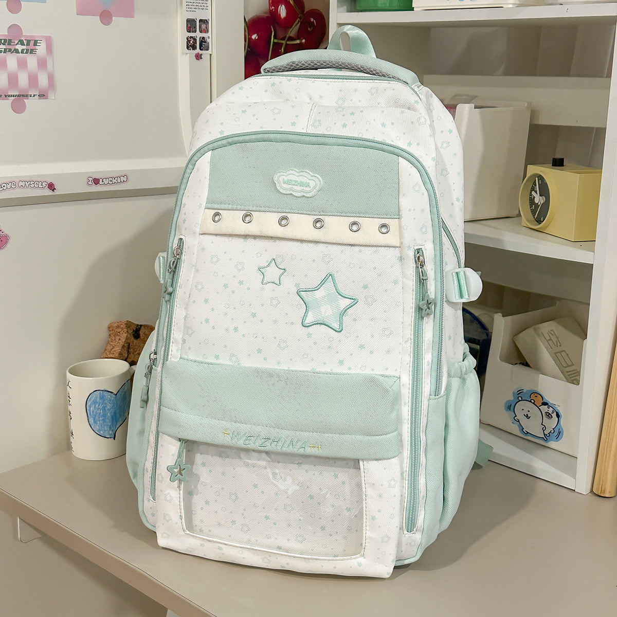 Transparente Taschen-Rucksack Brehn